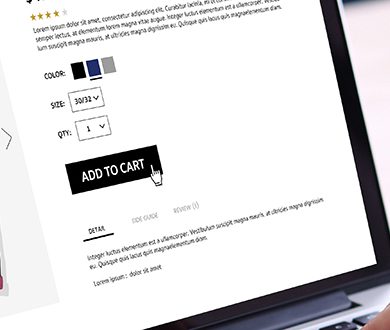 E-handel med produktbeskrivning