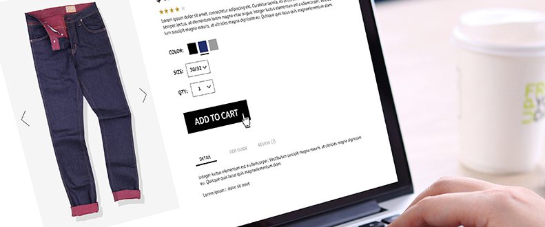 E-handel med produktbeskrivning