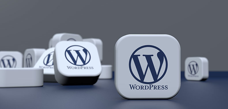 Tärningar med WordPress-logotypen