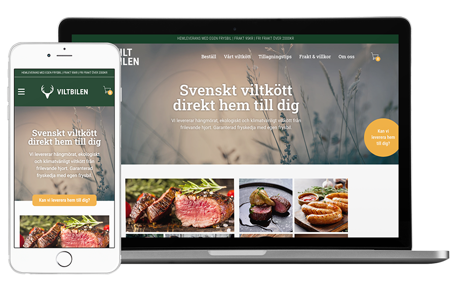 Viltbilen WooCommerce